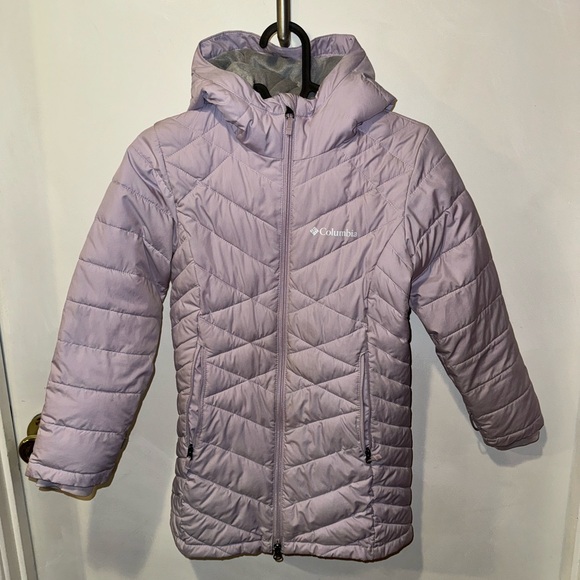 COLUMBIA Kids Heavenly Winter Jacket Size S 7/8 - Picture 1 of 5